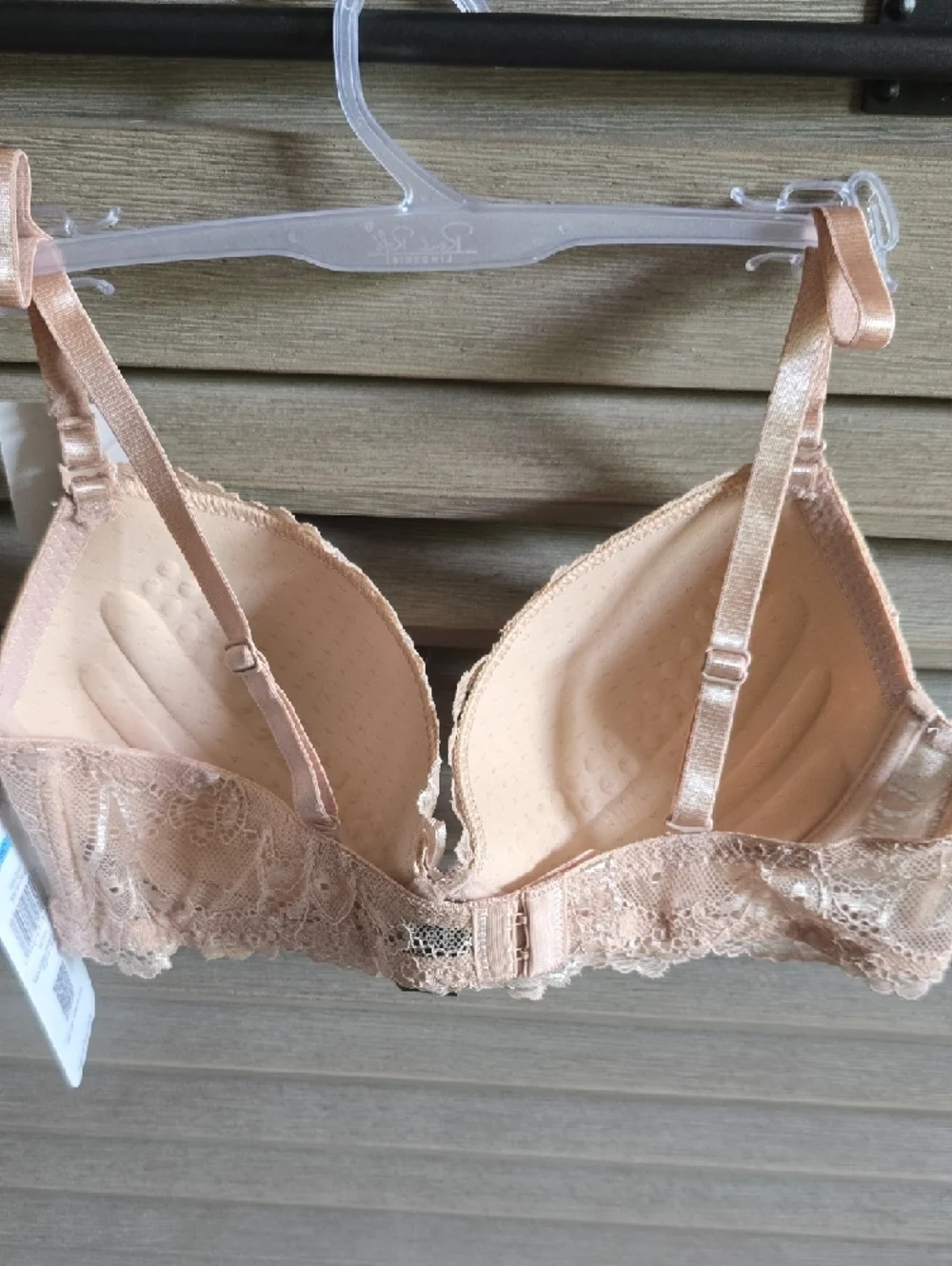 Rene Rofe Lace Push-Up Bra in Nude - Picture 10 of 14